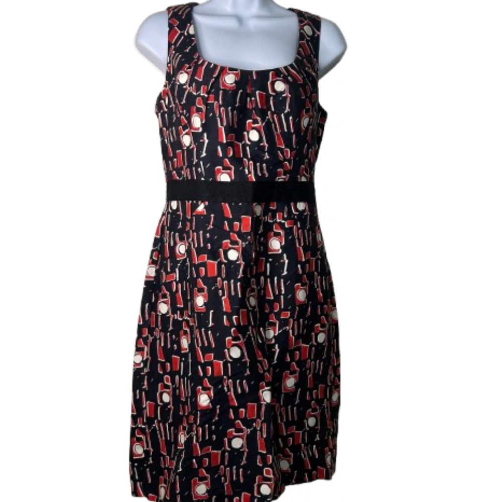 Milly Red and White Sleeveless Sundress